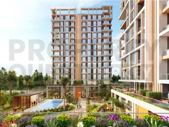 Ready title deed modern apartments in Dragos Maltepe.