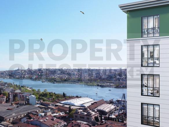 Panoramic apartments in Istanbul&#8217;s “Halic Beyoglu”.