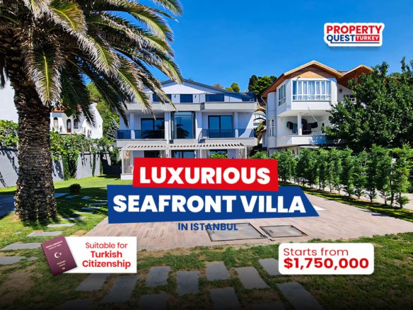 Luxurious Seafront detached villa for Sale in Istanbul, Türkiye🇹🇷